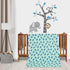 Florida All Season AC Baby Blanket Swaddler Wrapper Flannel Soft and Comfortable for 0-5 Years Babies with Dolphin Print Blue